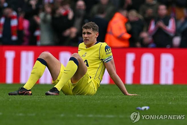 망연자실 판더펜 [AFP=연합뉴스]