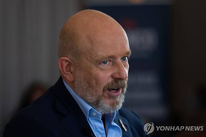 스티브 힐튼 캘리포니아 주지사 후보 [AP=연합뉴스. 재판매 및 DB 금지]