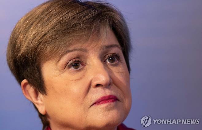 크리스탈리나 게오르기에바 IMF 총재 [AFP=연합뉴스. 재판매 및 DB 금지]