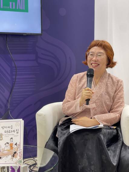 2026 볼로냐 국제아동도서전에 참석한 이금이 작가 [KBBY 제공. 재판매 및 DB 금지]