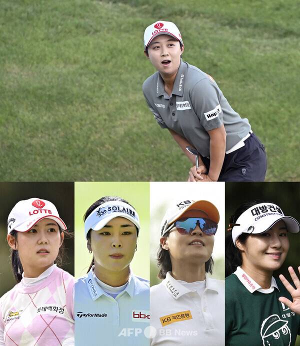 2026년 미국여자프로골프(LPGA) 투어 JM 이글 LA 챔피언십에 출전하는 김효주, 황유민, 윤이나, 전인지, 이정은6 프로. 사진제공=ⓒAFPBBNews = News1