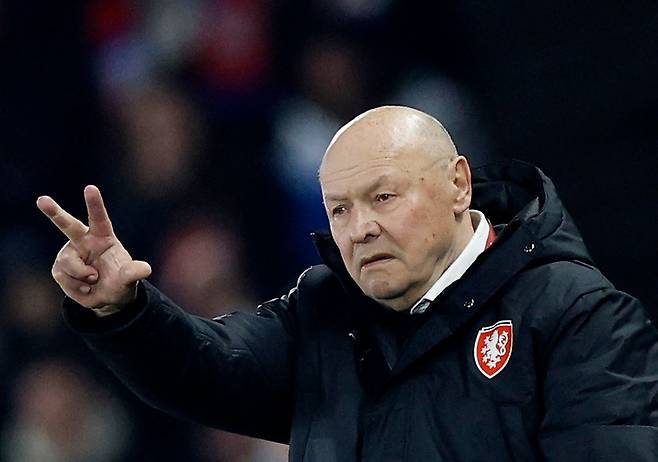 미로슬라브 코우베크 체코 축구대표팀 감독. 로이터=연합뉴스