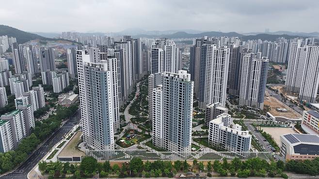 경기도 광명시 일대 아파트 단지 모습. [헤럴드경제DB]