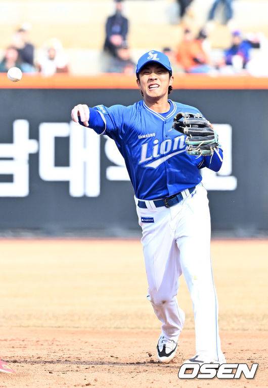 [OSEN=민경훈 기자] 삼성 이재현. 2026.03.12 / rumi@osen.co.kr