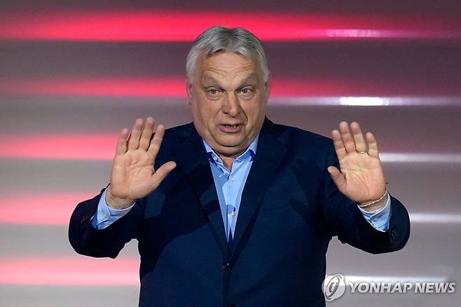오르반 빅토르 헝가리 총리 [AP 연합뉴스 자료사진 재판매 및 DB 금지]