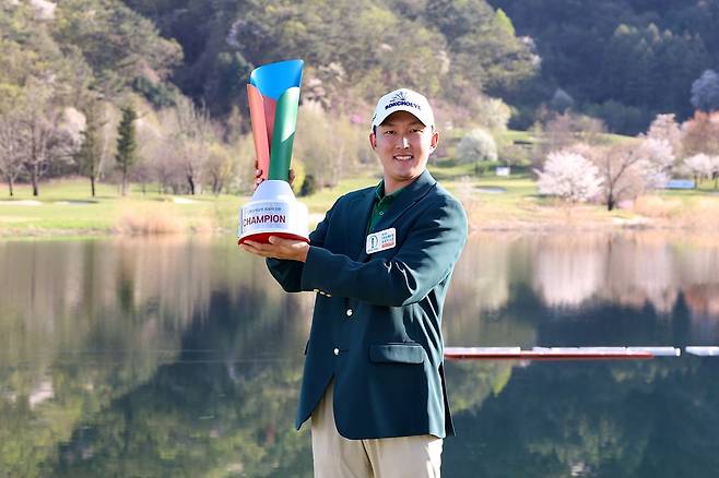 지난해 DB손해보험 프로미 오픈 우승 당시 김백준 [KPGA 제공. 재판매 및 DB 금지]