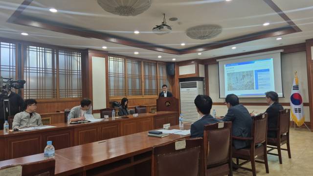 15일 오후 대구시청 산격청사에서 성서자원회수시설 환경상 영향조사 착수보고회가 열렸다. 김지수 기자