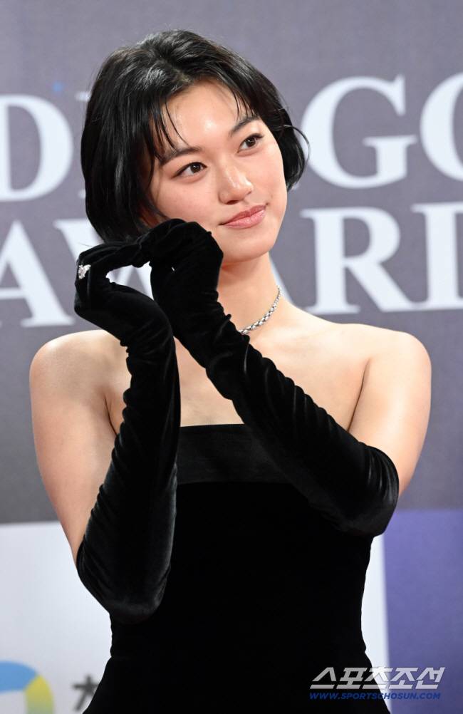 제46회 청룡영화상 시상식이 19일 서울 여의도 KBS홀에서 열렸다. 김도연이 포즈를 취하고 있다. 여의도=허상욱 기자wook@sportschosun.com/2025.11.19/