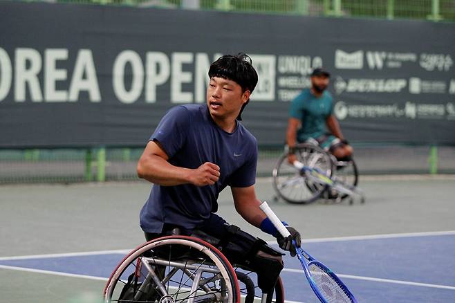 2026 서울코리아오픈 국제휠체어테니스대회 남자복식 4강에 진출한 임호원
