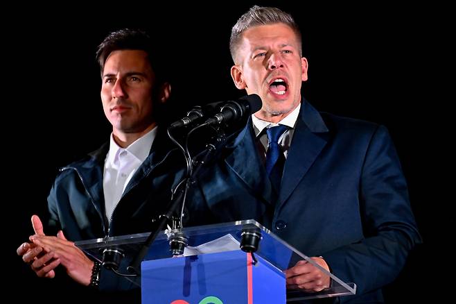 마저르 페테르(45) 헝가리 총리 내정자 /AP 연합뉴스