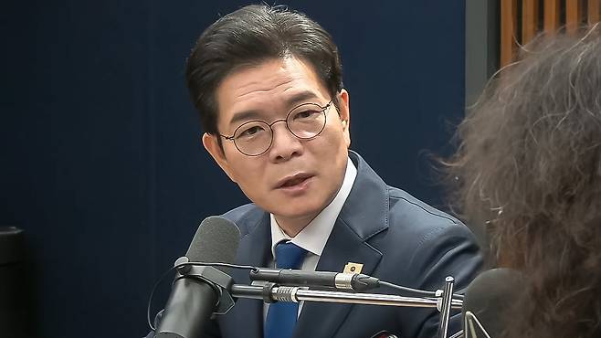 '김어준의 겸손은힘들다 뉴스공장' 유튜브 방송에 출연한 더불어민주당 정원오 서울시장 후보