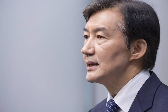 평택을 재보궐 선거 출마 발표하는 조국 대표 /사진=연합뉴스