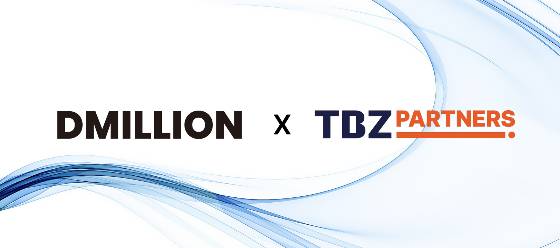 (사진 왼쪽부터)디밀리언 및 티비지파트너스 로고/사진제공=디밀리언