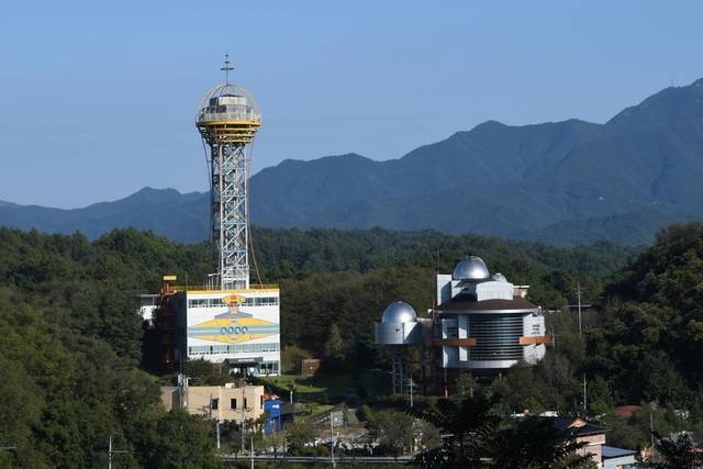 4월 과학의 달을 맞아 공개 관측회를 개최하는 예천천문우주센터 전경. 예천천문우주센터 제공