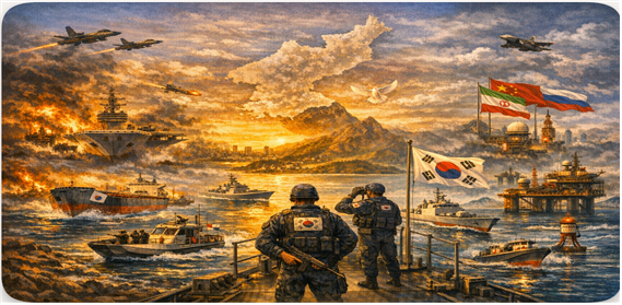 협상 결과가 해양 질서와 한반도 안보·경제에 미칠 영향에 대한 상상도. 김태준 한반도안보문제연구소장 AI 그림