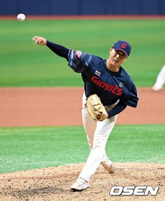 [OSEN=지형준 기자] 롯데 박정민. 2026.04.11 /jpnews@osen.co.kr