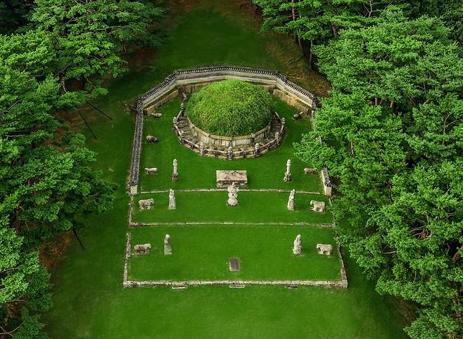 구리 동구릉 내 건원릉 능침  [국가유산청 궁능유적본부 제공. 재판매 및 DB 금지]