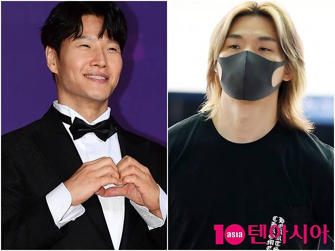 각각 다른 장소에 있는 김종국과 대성이 사진에 찍혔다./사진=텐아시아DB