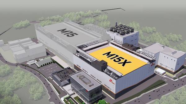 SK하이닉스 신규 팹 M15X 건설 조감도. /SK하이닉스 제공