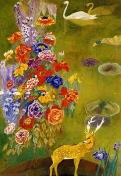 천경자작 윤삼월, 1978 울산시립미술관 제공