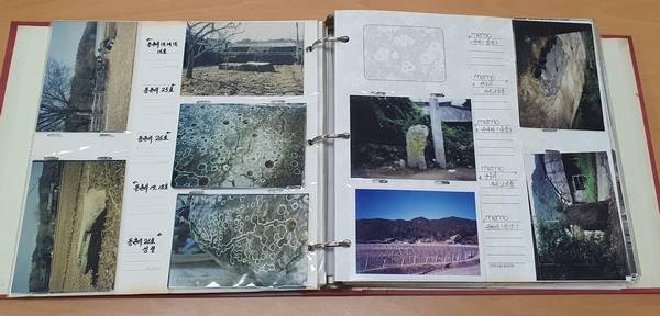 아라가야향토사연구회가 1996년~1997년 함안군 전역 고인돌을 조사한 자료. /아라가야향토사연구회