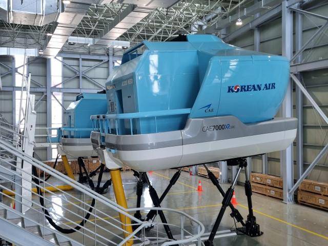 인천 소재 대한항공 운항훈련센터에 있는 조종사 모의비행장치 [사진=김수지 기자]