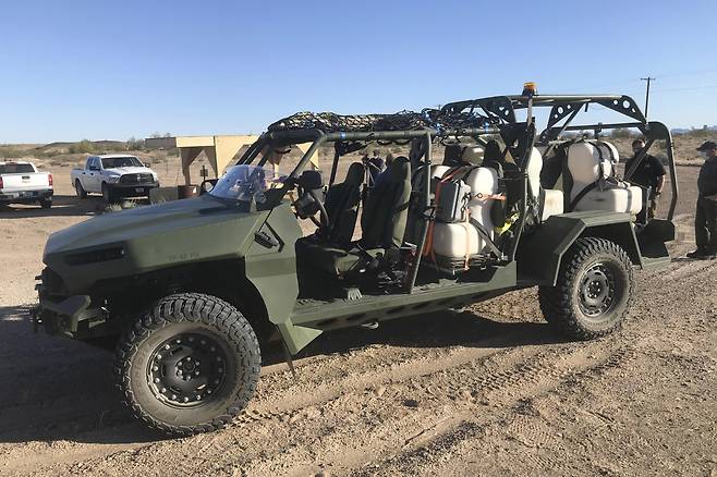 미군 보병분대차량.(AP뉴시스)