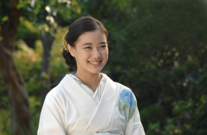 아오이 유우. 사진=일본 NTV 드라마 '오센' 영상 캡처.