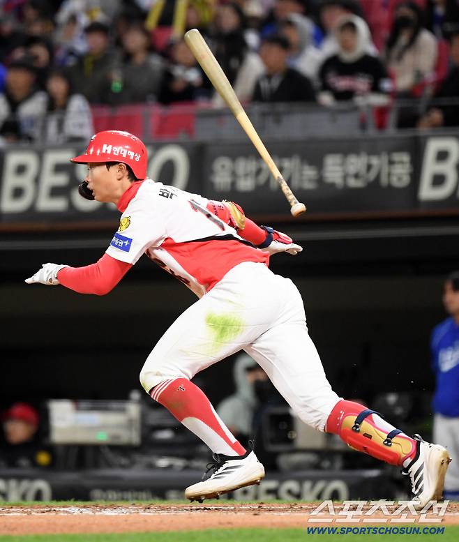 7일 광주 기아챔피언스필드에서 열린 KIA와 삼성의 경기. KIA 박재현이 타격을 하고 있다. 광주=박재만 기자 pjm@sportschosun.com/2026.04.07/