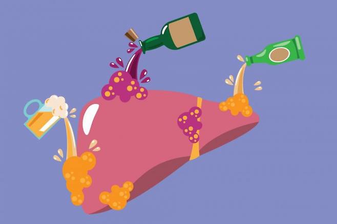 독감·감기 등 감염 상태에서 알코올을 섭취하면 면역 반응이 교란돼 간에 더 큰 손상을 줄 수 있다는 연구 결과가 나왔다. 게티이미지뱅크 제공.