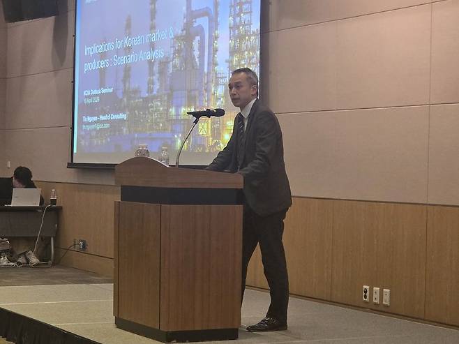 ICS 틴 응우옌 컨설팅 총괄. 사진=구자윤 기자