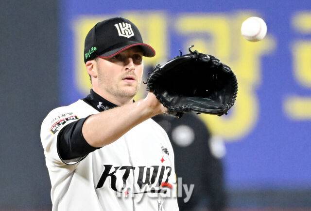 KT 위즈 시절의 벤자민./마이데일리