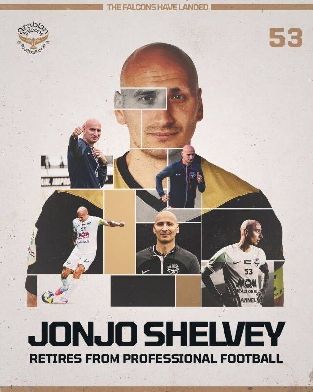 존조 셸비가 현역 은퇴를 선언했다./아라비안 팔콘스