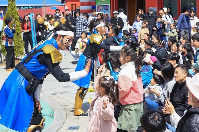 레고랜드의 닌자고 퍼포먼스