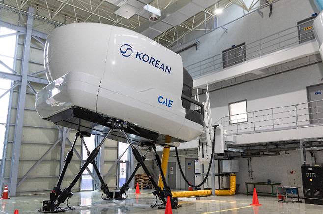 대한항공 운항훈련센터에 있는 '조종사 모의비행장치(Full Flight Simulator·FFS)'. 대한항공 제공