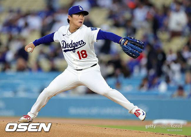 [사진] LA 다저스 야마모토 요시노부 ⓒGettyimages(무단전재 및 재배포 금지)