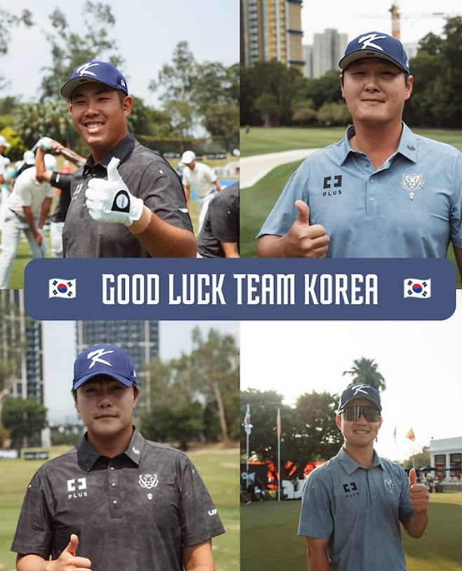 LIV 골프 ‘코리안 골프 클럽(KGC)’&nbsp;팀. LIV 골프 SNS