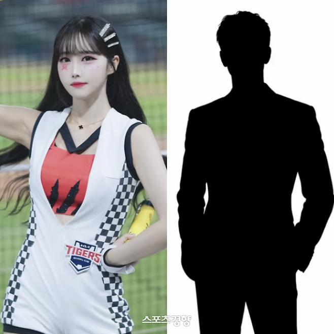 정가예 치어리더와 팀장 A씨. 사진 출처= 정가예 인스타그램, AI 생성 이미지.