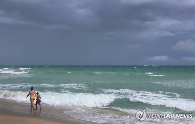 미국 플로리다의 대서양 연안 해변 [게티이미지/AFP=연합뉴스 자료사진]