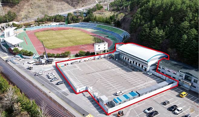 볼링경기장 증축 현장 [태백 제공.재판매 및 DB 금지]