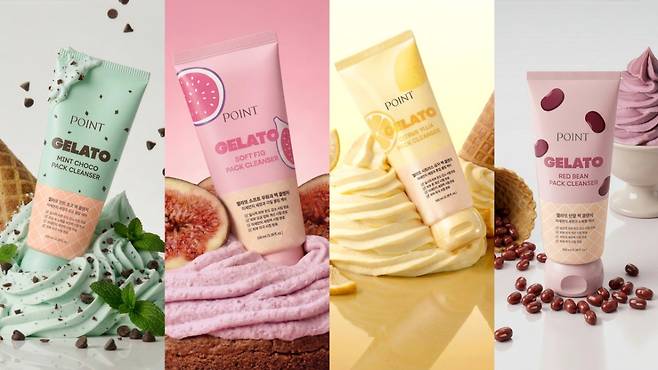 포인트 젤라또 팩 클렌저.(사진제공=애경산업)