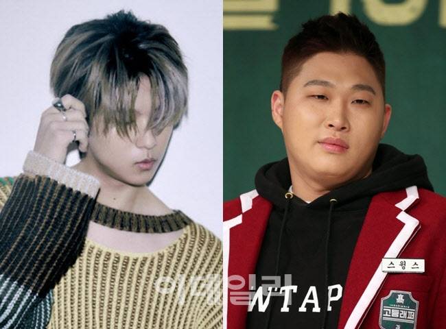 빅나티(왼쪽), 스윙스(사진=하이어뮤직, 이데일리DB)