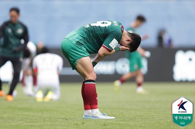 시즌 초반 부진에 빠진 대전 하나시티즌.(한국프로축구연맹 제공)