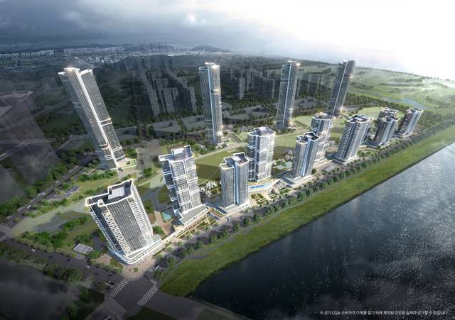 더샵 송도그란테르 조감도