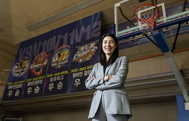 전주원은 원팀을 만드는 능력 만큼은 어떤 지도자에게도 밀리지 않을 거라고 자신했다. 김성룡 기자