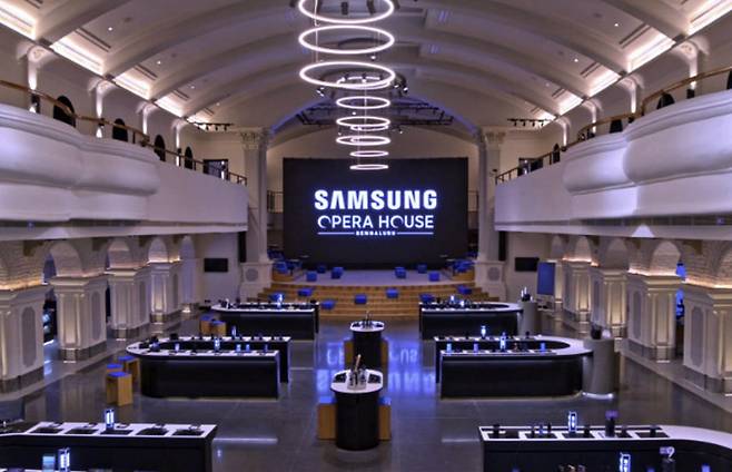 삼성전자 인도 벵갈루루 모바일 매장. 사진=SMB스토리 홈페이지 캡처