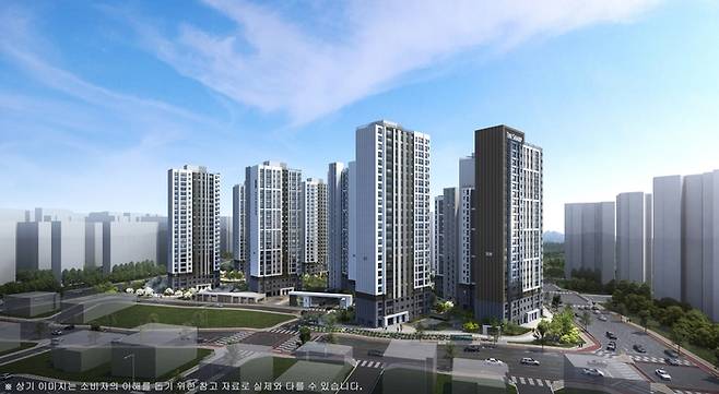 더샵 관저아르테 투시도. 더피알