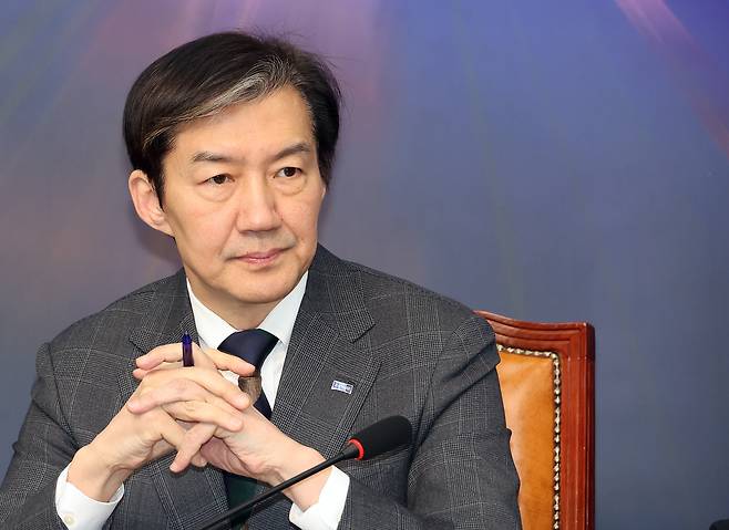 조국 조국혁신당 대표 [연합]