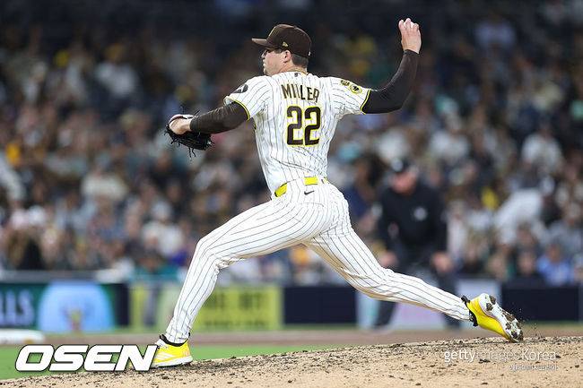 [사진] 샌디에이고 파드리스 메이슨 밀러. ⓒGettyimages(무단전재 및 재배포 금지)