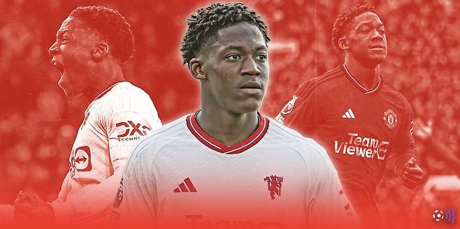 맨체스터 유나이티드의 코비 마이누. FootballFanCast